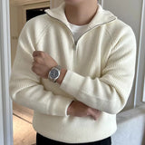 Ethan Men’s Sweater – Half-Zip Knitted Pullover