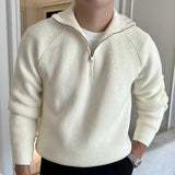 Ethan Men’s Sweater – Half-Zip Knitted Pullover
