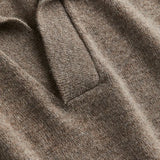 Lucas Men’s Sweater – Long Sleeve Polo Collar Pullover
