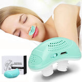 Portable Anti-Snore Device with Comfortable Nasal Pads – Rechargeable