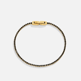 Obsidian Elegance Crystal Bracelet