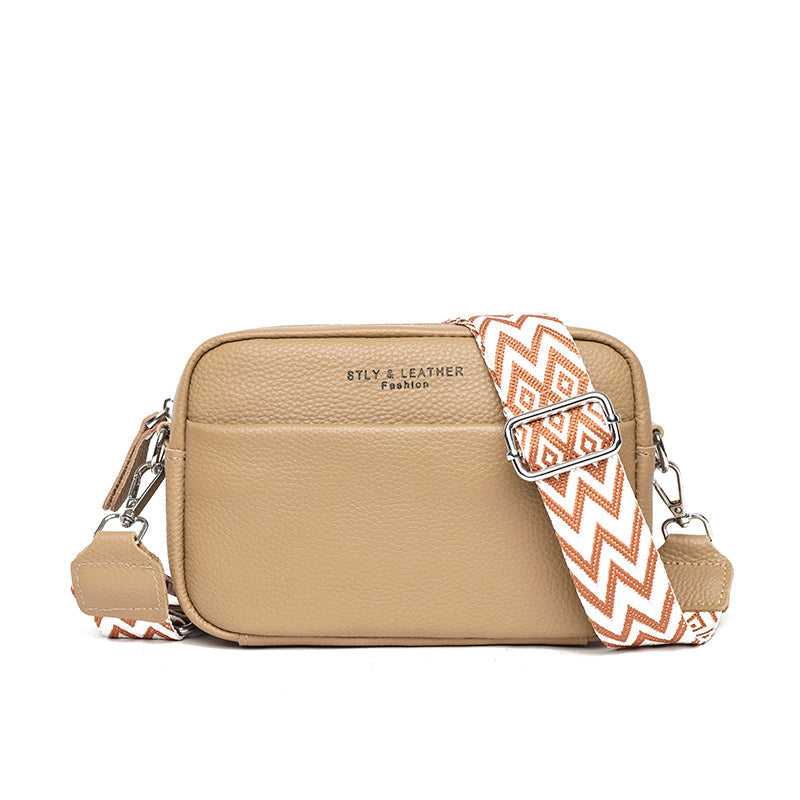 Black Crossbody Bag with Adjustable Strap – Stylish Shoulder Handbag