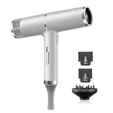 Professional Ionic Hair Dryer with Diffuser & Nozzle Attachments – Lightweight Design