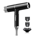 Professional Ionic Hair Dryer with Diffuser & Nozzle Attachments – Lightweight Design