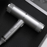 Professional Ionic Hair Dryer with Diffuser & Nozzle Attachments – Lightweight Design