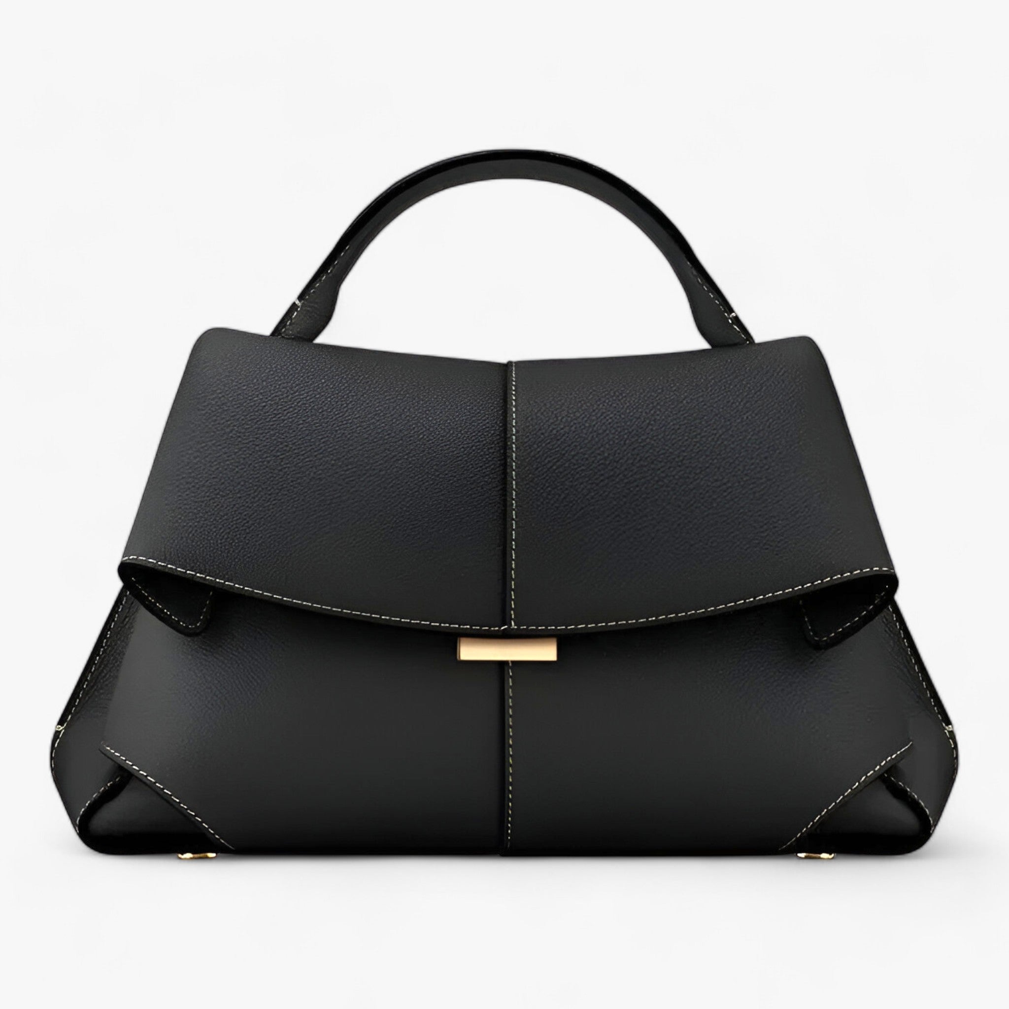 Elegant Leather Handbag for Women – Top Handle Shoulder Bag