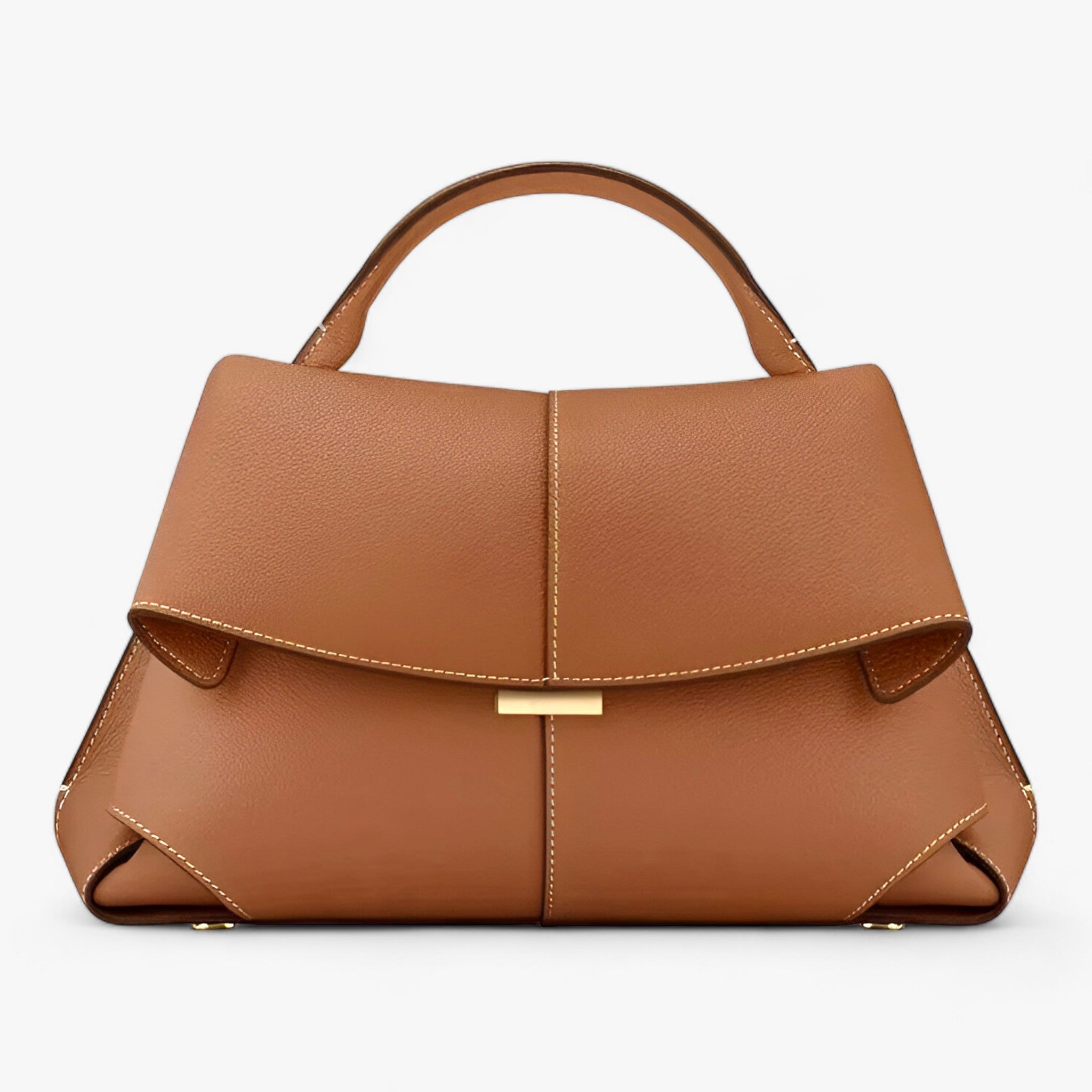 Elegant Leather Handbag for Women – Top Handle Shoulder Bag