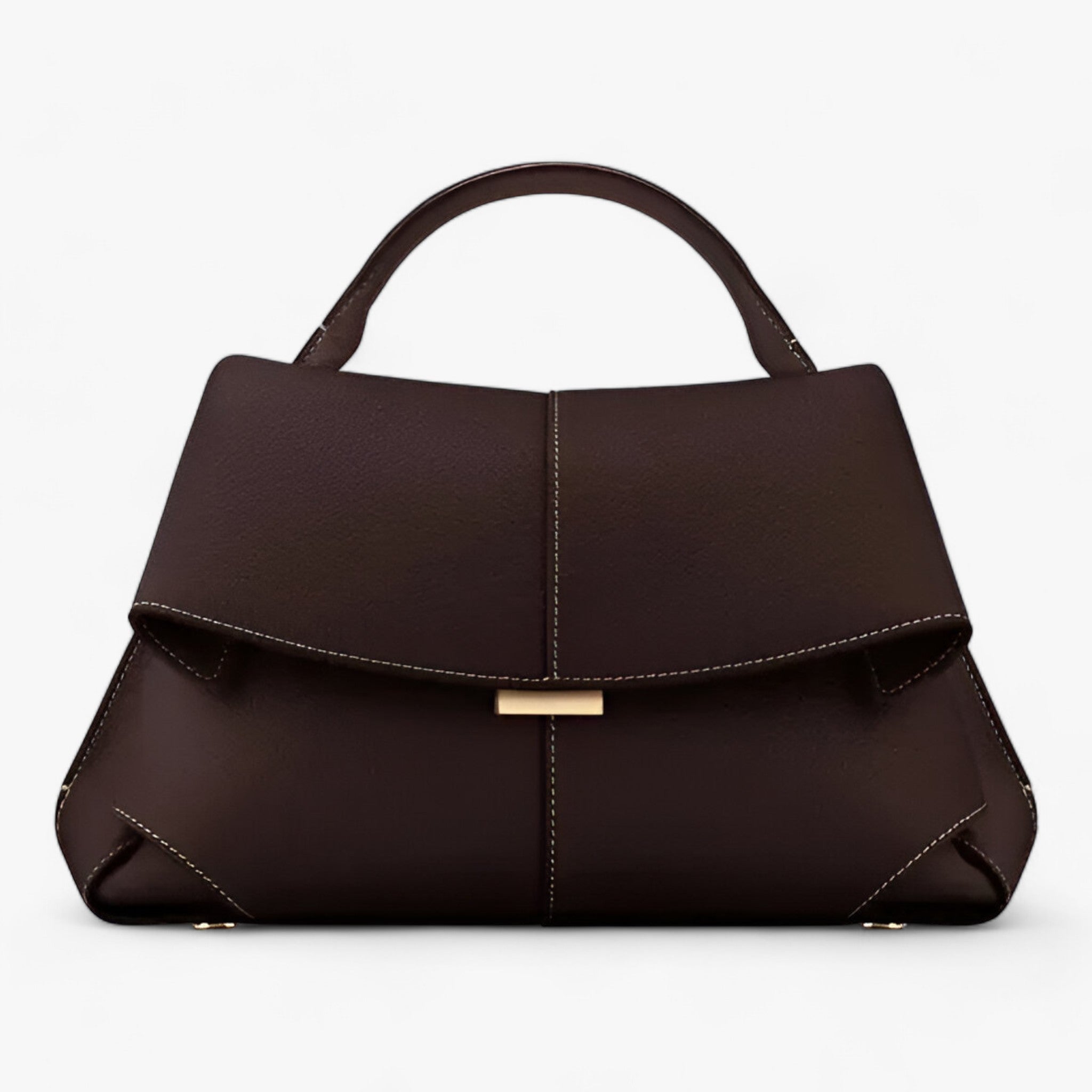 Elegant Leather Handbag for Women – Top Handle Shoulder Bag