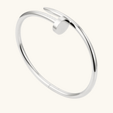 Elegance Nail Silver Bracelet