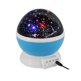LED Starry Sky Night Light Projector – Rotating Galaxy Lamp
