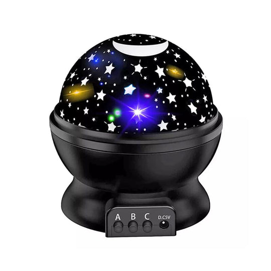 LED Starry Sky Night Light Projector – Rotating Galaxy Lamp