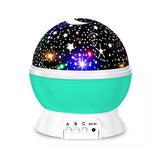 LED Starry Sky Night Light Projector – Rotating Galaxy Lamp