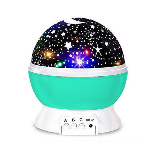 LED Starry Sky Night Light Projector – Rotating Galaxy Lamp