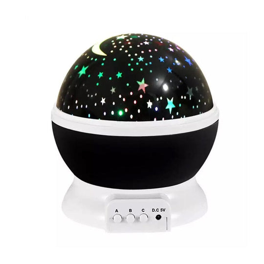 LED Starry Sky Night Light Projector – Rotating Galaxy Lamp