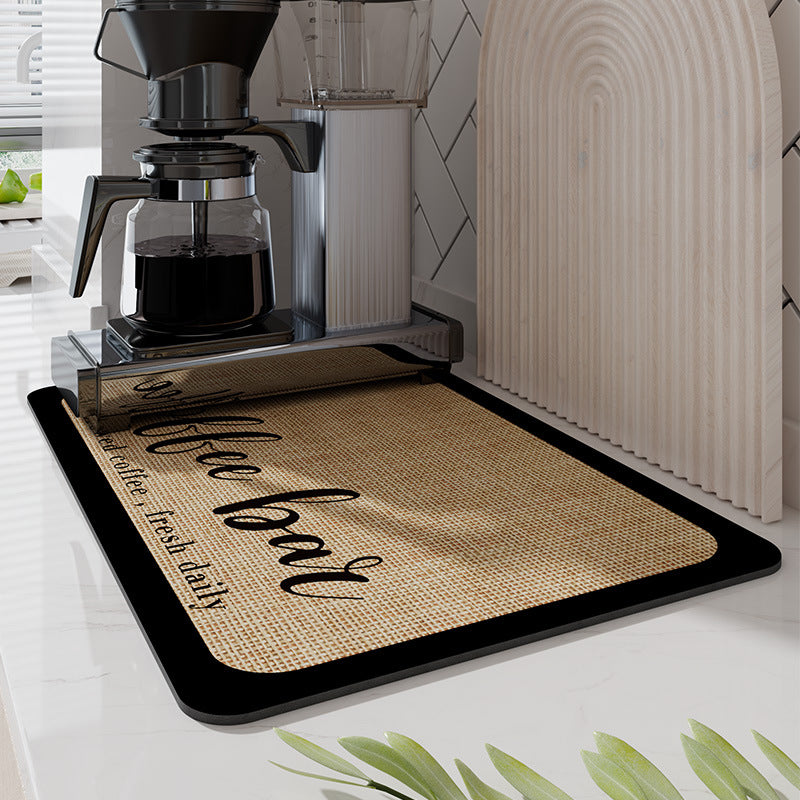 Super Absorbent Kitchen Drying Mat – Multifunctional Dish Drainer Pad