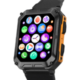 Rugged Smartwatch with Bluetooth Calls, Fitness Tracking and IP69K