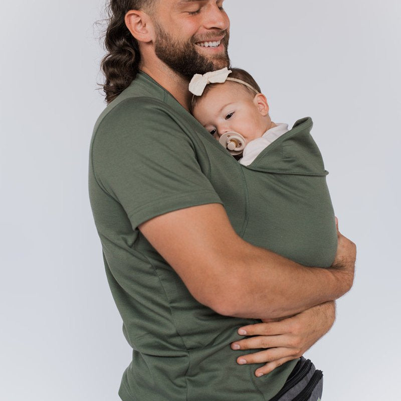 ParentEase Baby Carrier T-Shirt – Comfortable Babywearing Shirt for Parents